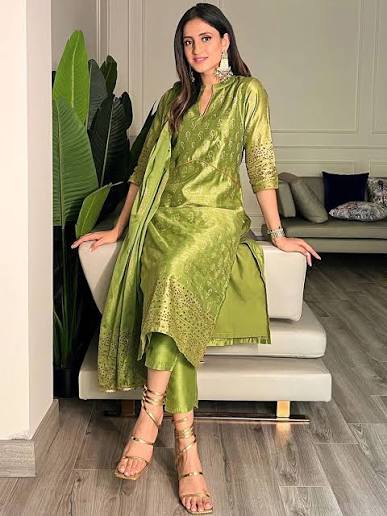 Chanderi Fabric Suit